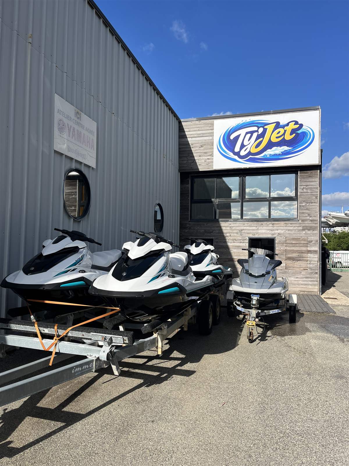 Base Ty'Jet à Saint-Philibert — départ des sessions flyboard